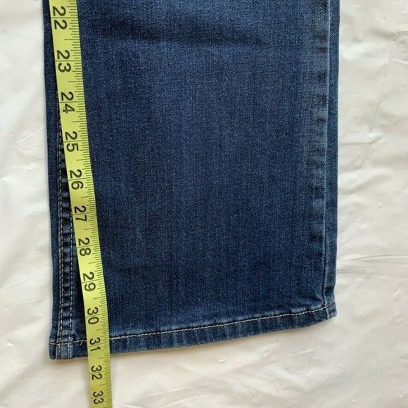 Levi's 518 Superlow Jeans Women 5 (29x31.5) Flare Bootcut Stretch Dark Denim Y2K - Picture 11 of 12